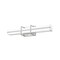 Z-Lite Harrison Vanity, 1-Light, 25 In.W x 4 In.L x 4.75 In.H, Brushed Nickel/Frosted 1011-25W-BN-LED - alternate 8